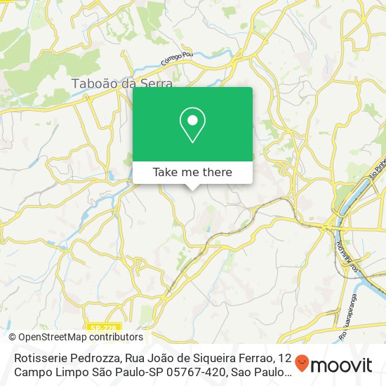 Rotisserie Pedrozza, Rua João de Siqueira Ferrao, 12 Campo Limpo São Paulo-SP 05767-420 map