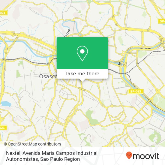 Nextel, Avenida Maria Campos Industrial Autonomistas map