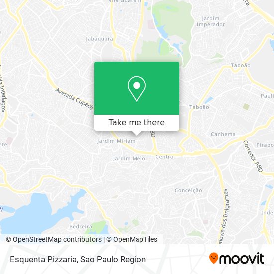 Esquenta Pizzaria map