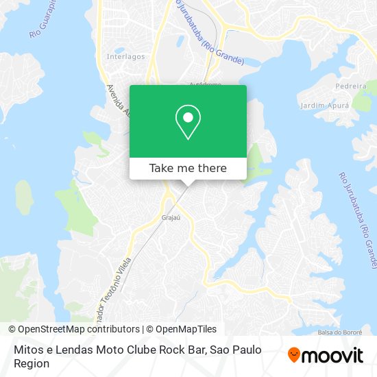 Mitos e Lendas Moto Clube Rock Bar map