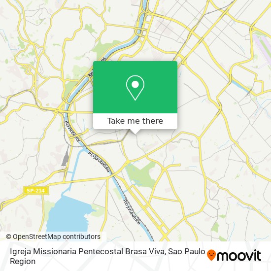 Mapa Igreja Missionaria Pentecostal Brasa Viva