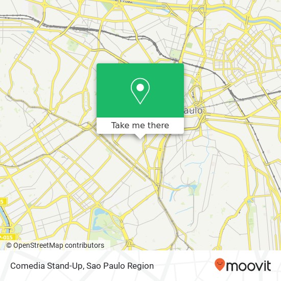 Comedia Stand-Up map
