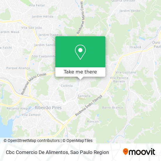Cbc Comercio De Alimentos map