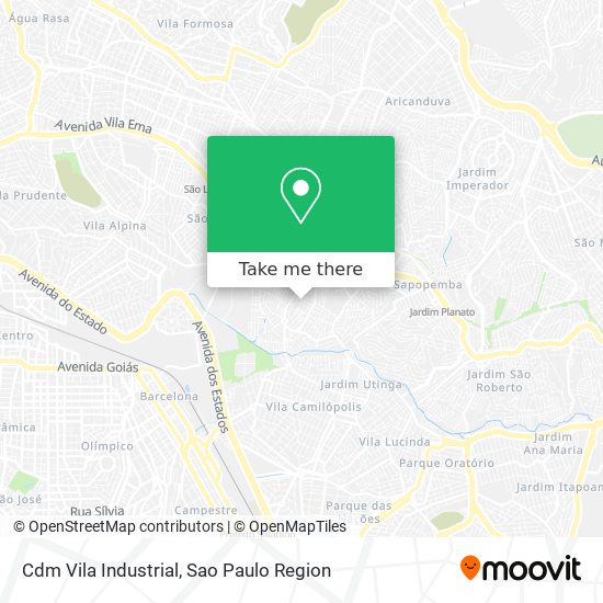 Cdm Vila Industrial map