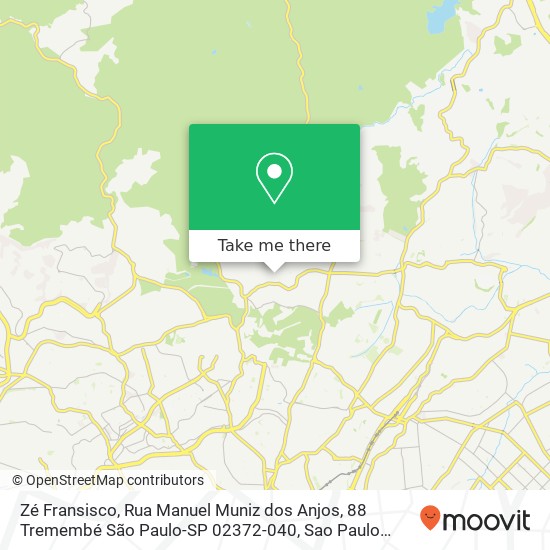 Zé Fransisco, Rua Manuel Muniz dos Anjos, 88 Tremembé São Paulo-SP 02372-040 map