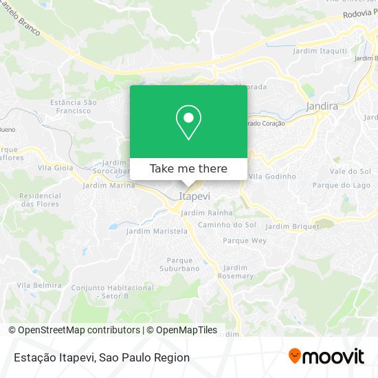 Estação Itapevi map