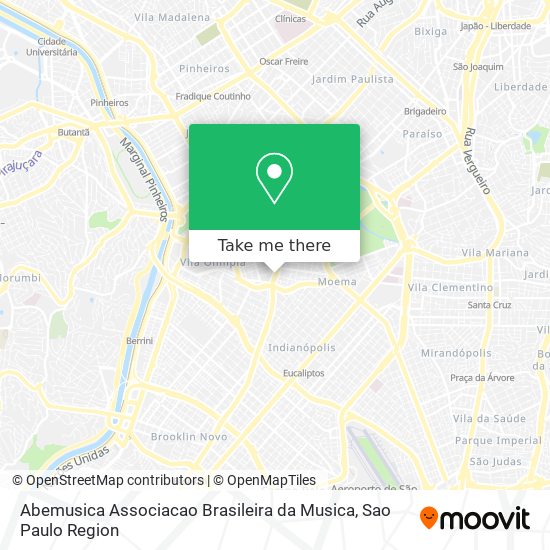 Abemusica Associacao Brasileira da Musica map