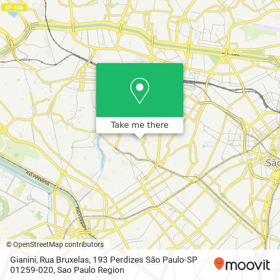 Gianini, Rua Bruxelas, 193 Perdizes São Paulo-SP 01259-020 map