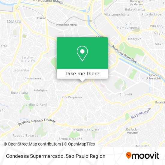 Mapa Condessa Supermercado