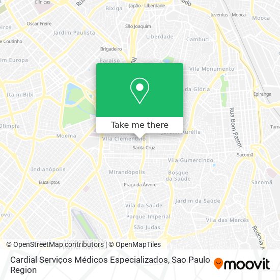 Cardial Serviços Médicos Especializados map