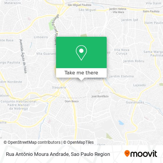 Mapa Rua Antônio Moura Andrade