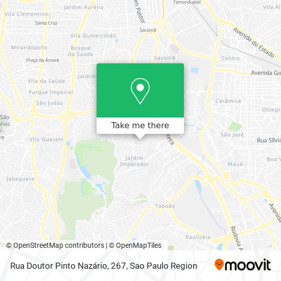 Mapa Rua Doutor Pinto Nazário, 267