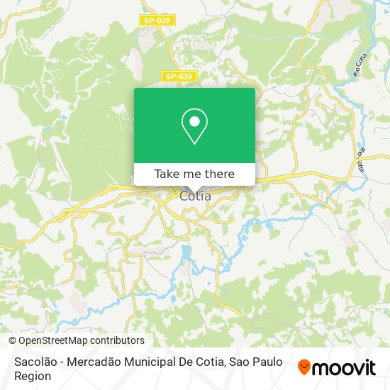 Sacolão - Mercadão Municipal De Cotia map