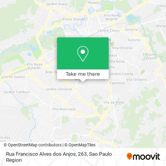 Mapa Rua Francisco Alves dos Anjos, 263