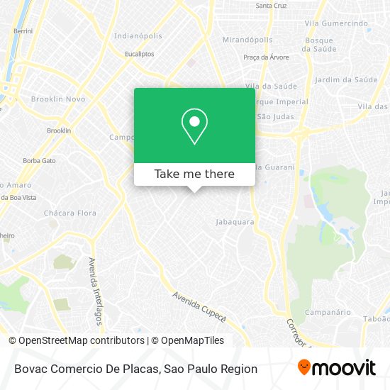Bovac Comercio De Placas map