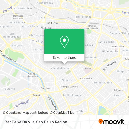 Bar Peixe Da Vila map