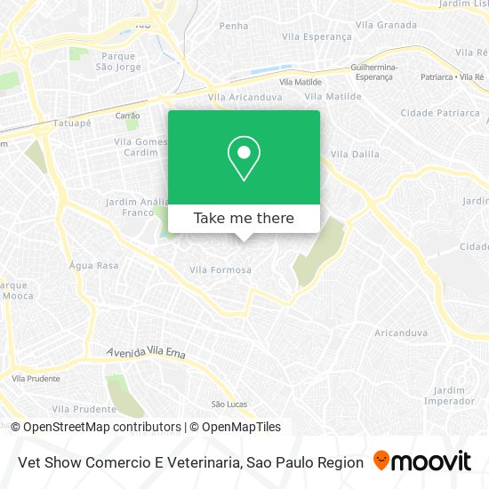Vet Show Comercio E Veterinaria map