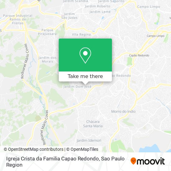 Igreja Crista da Familia Capao Redondo map