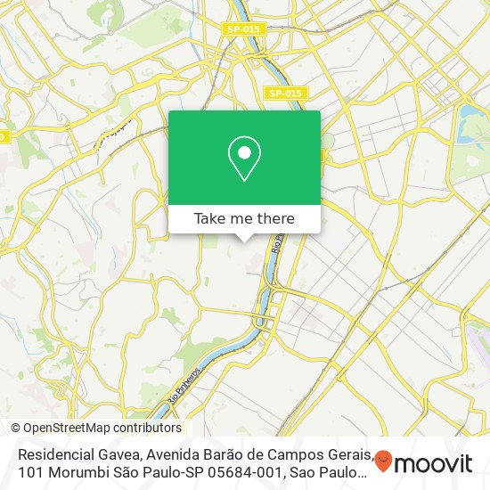 Residencial Gavea, Avenida Barão de Campos Gerais, 101 Morumbi São Paulo-SP 05684-001 map