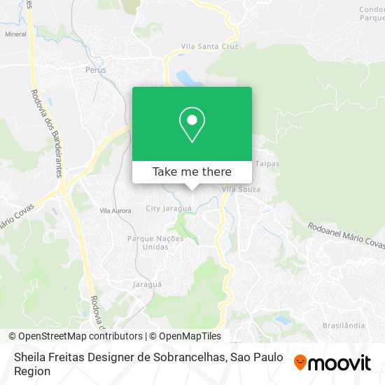 Sheila Freitas Designer de Sobrancelhas map