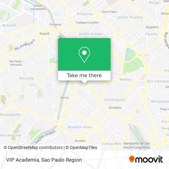 Mapa VIP Academia