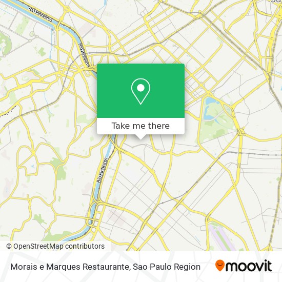 Mapa Morais e Marques Restaurante