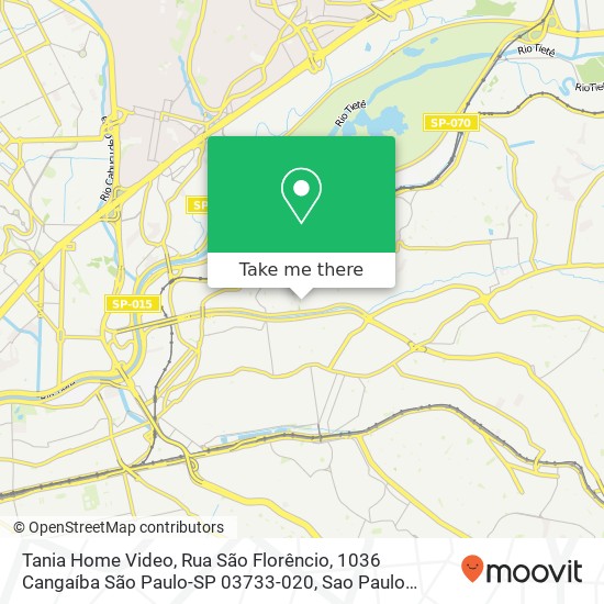 Tania Home Video, Rua São Florêncio, 1036 Cangaíba São Paulo-SP 03733-020 map