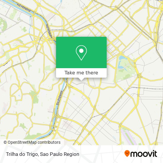 Trilha do Trigo map