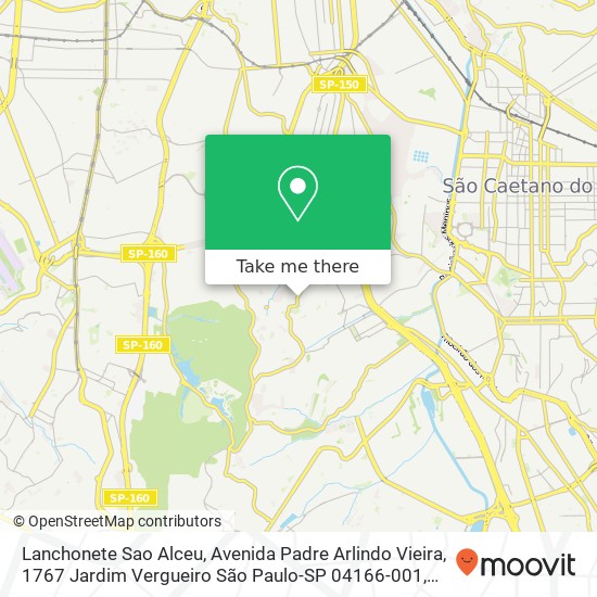 Lanchonete Sao Alceu, Avenida Padre Arlindo Vieira, 1767 Jardim Vergueiro São Paulo-SP 04166-001 map