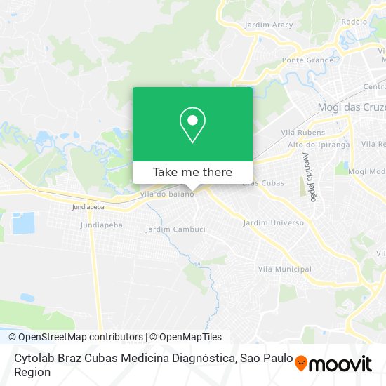 Cytolab Braz Cubas Medicina Diagnóstica map