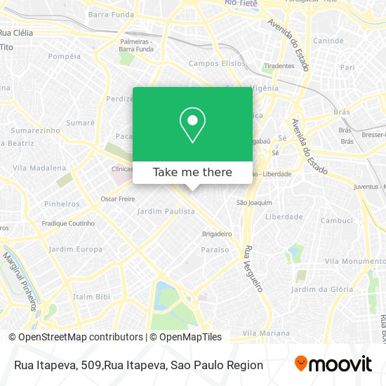 Rua Itapeva, 509,Rua Itapeva map