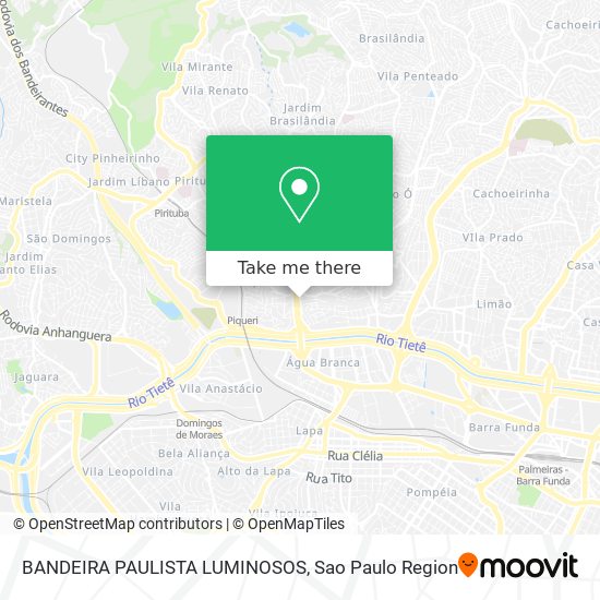 BANDEIRA PAULISTA LUMINOSOS map