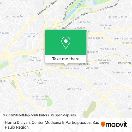 Home Dialysis Center Medicina E Participacoes map