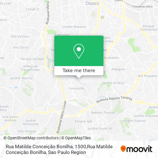 Rua Matilde Conceição Bonilha, 1500,Rua Matilde Conceição Bonilha map