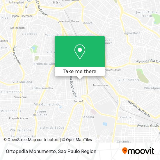 Ortopedia Monumento map