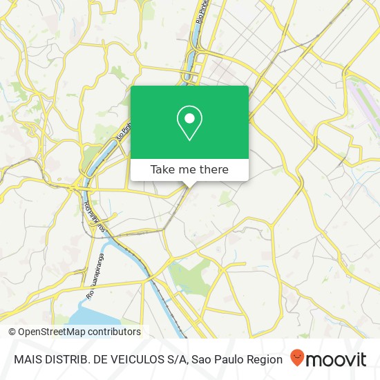 MAIS DISTRIB. DE VEICULOS S / A, Avenida Adolfo Pinheiro, 1000 Santo Amaro São Paulo-SP 04733-100 map