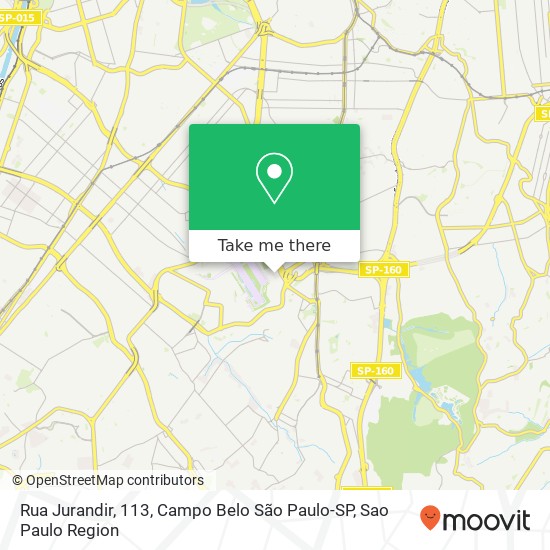 Rua Jurandir, 113, Campo Belo São Paulo-SP map