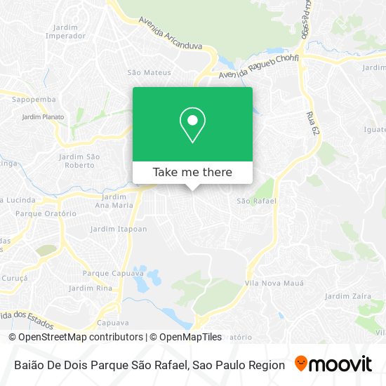 Baião De Dois Parque São Rafael map