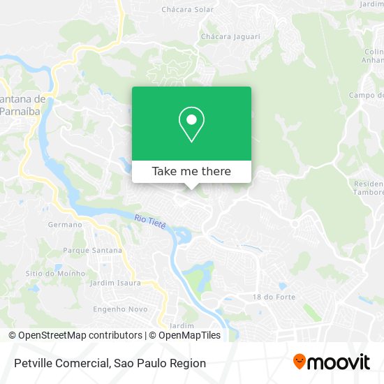 Mapa Petville Comercial