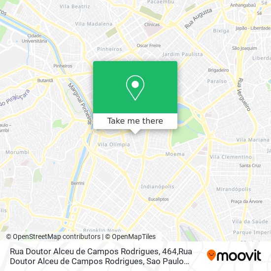 Rua Doutor Alceu de Campos Rodrigues, 464,Rua Doutor Alceu de Campos Rodrigues map