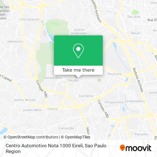 Centro Automotivo Nota 1000 Eireli map