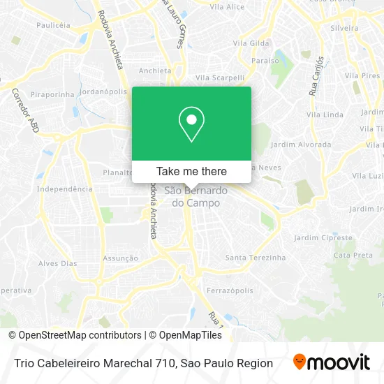 Trio Cabeleireiro Marechal 710 map