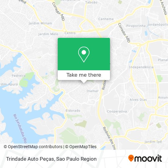 Trindade Auto Peças map