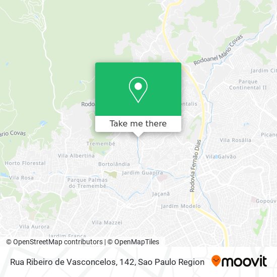 Rua Ribeiro de Vasconcelos, 142 map