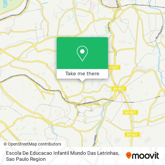 Mapa Escola De Educacao Infantil Mundo Das Letrinhas