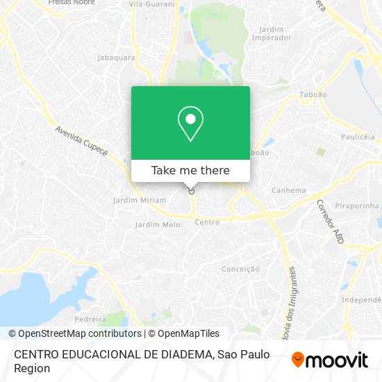CENTRO EDUCACIONAL DE DIADEMA map