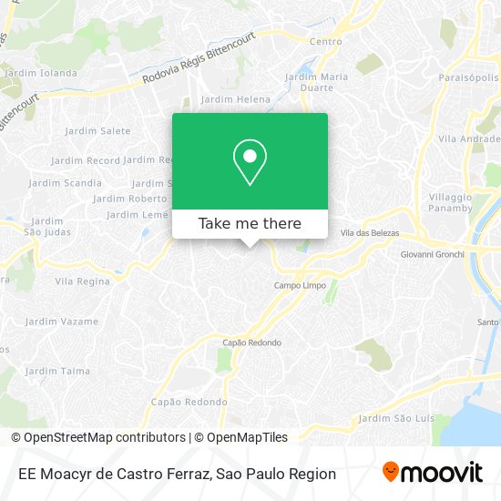 EE Moacyr de Castro Ferraz map
