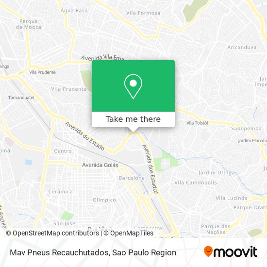 Mav Pneus Recauchutados map