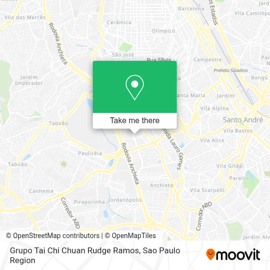 Grupo Tai Chi Chuan Rudge Ramos map