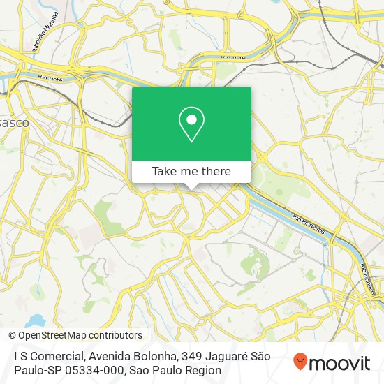 I S Comercial, Avenida Bolonha, 349 Jaguaré São Paulo-SP 05334-000 map